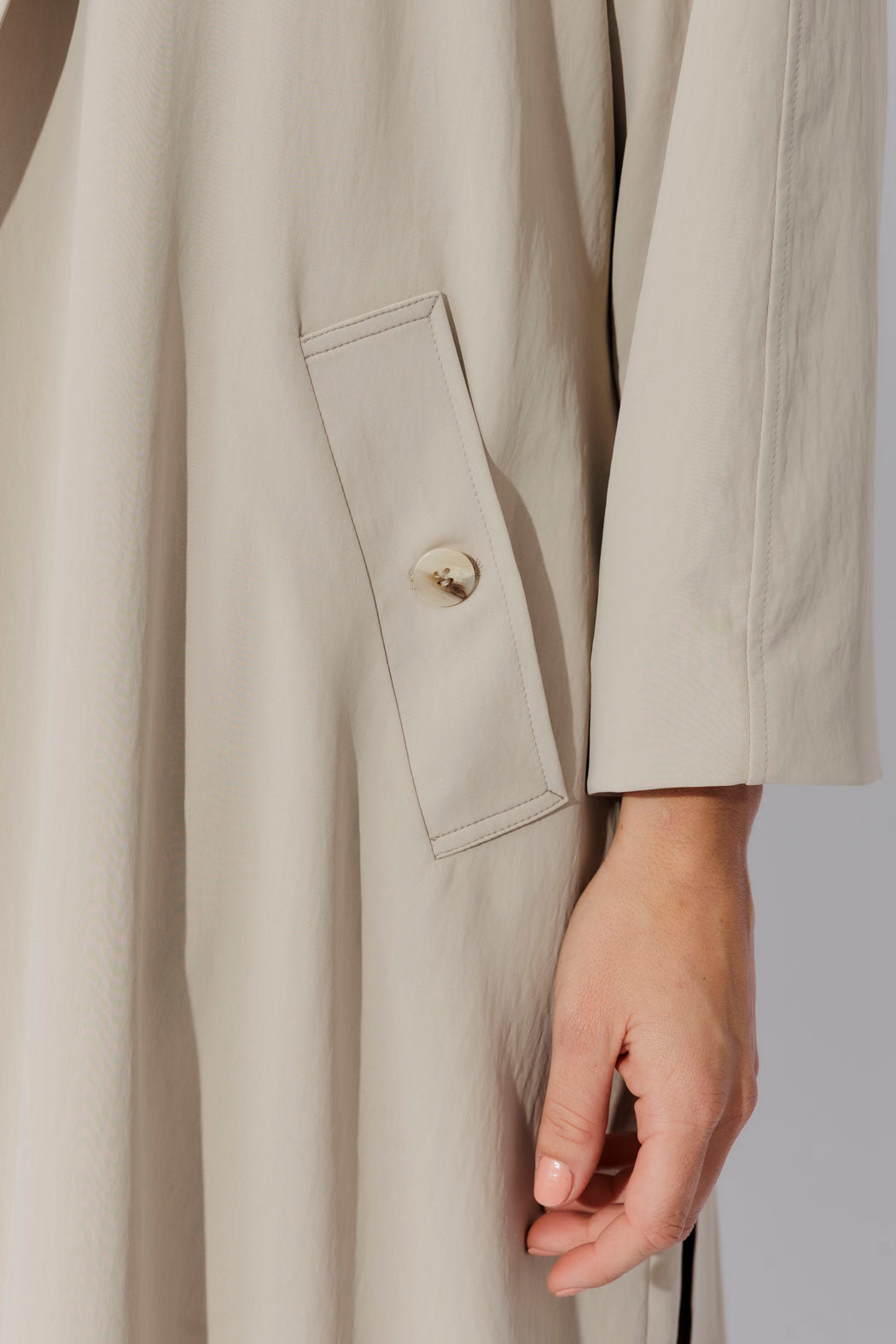 Beige Luxury Trench Coat