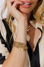 Free Gift - Gold M Bracelet