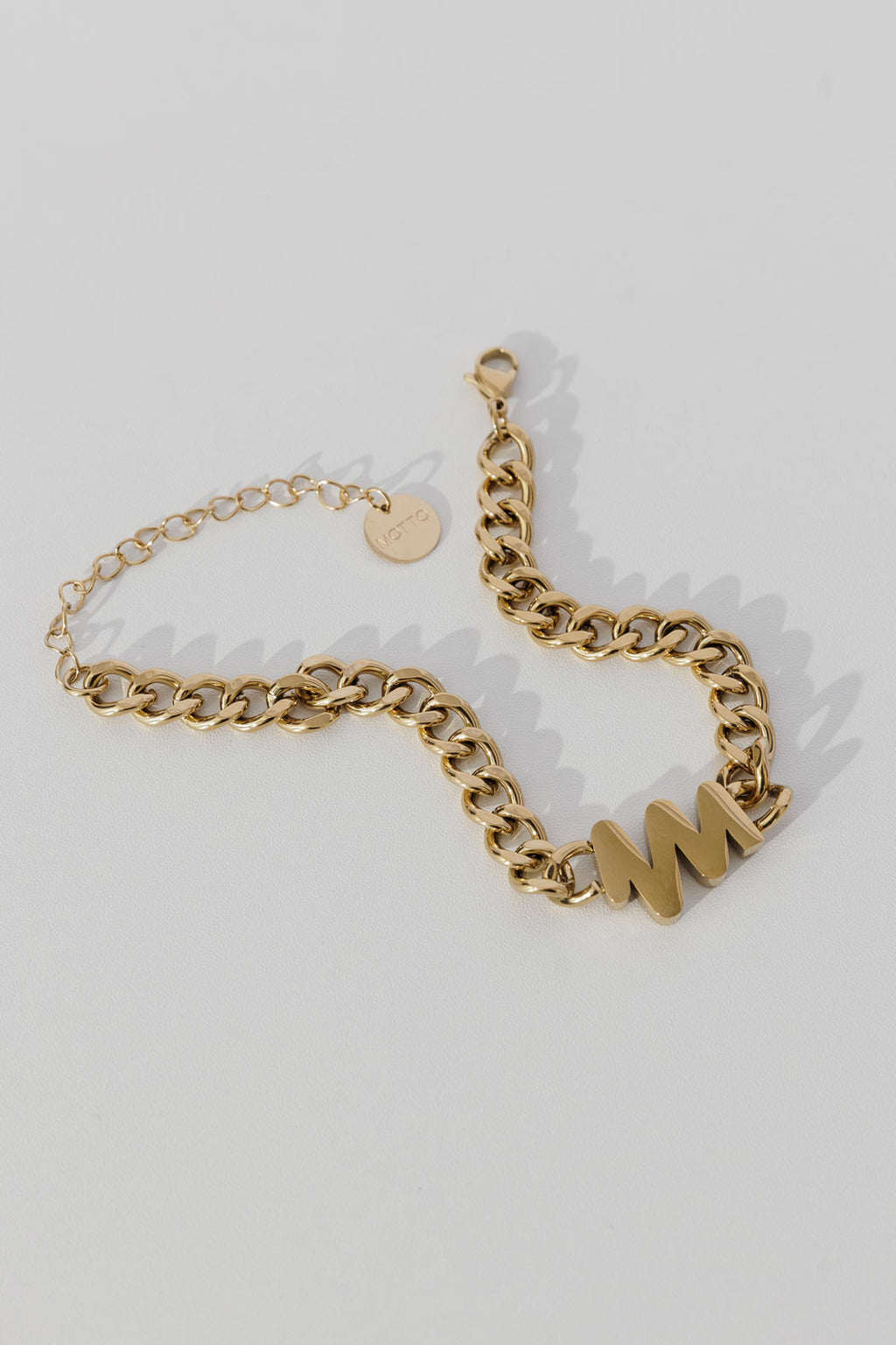 Free Gift - Gold M Bracelet