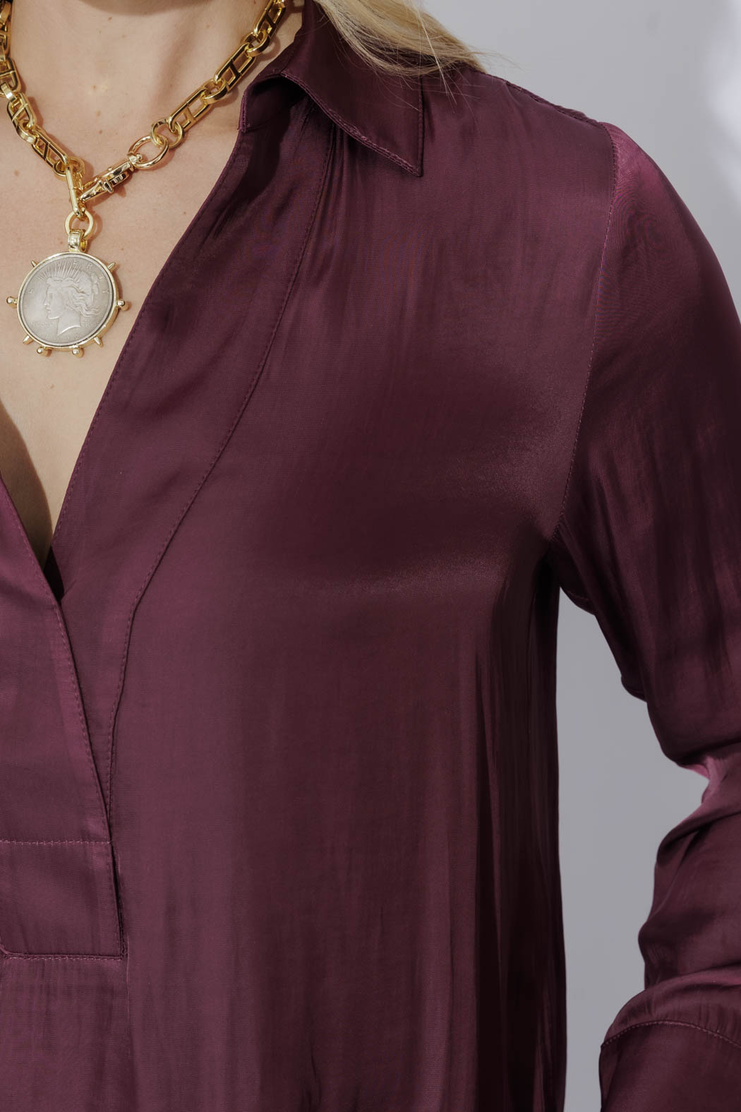 Cherry Glow Brit Blogger Shirt