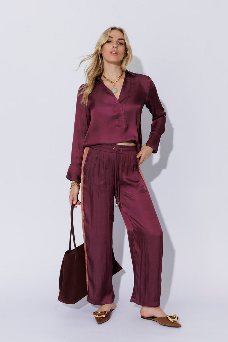 Cherry Glow Brit Blogger Shirt