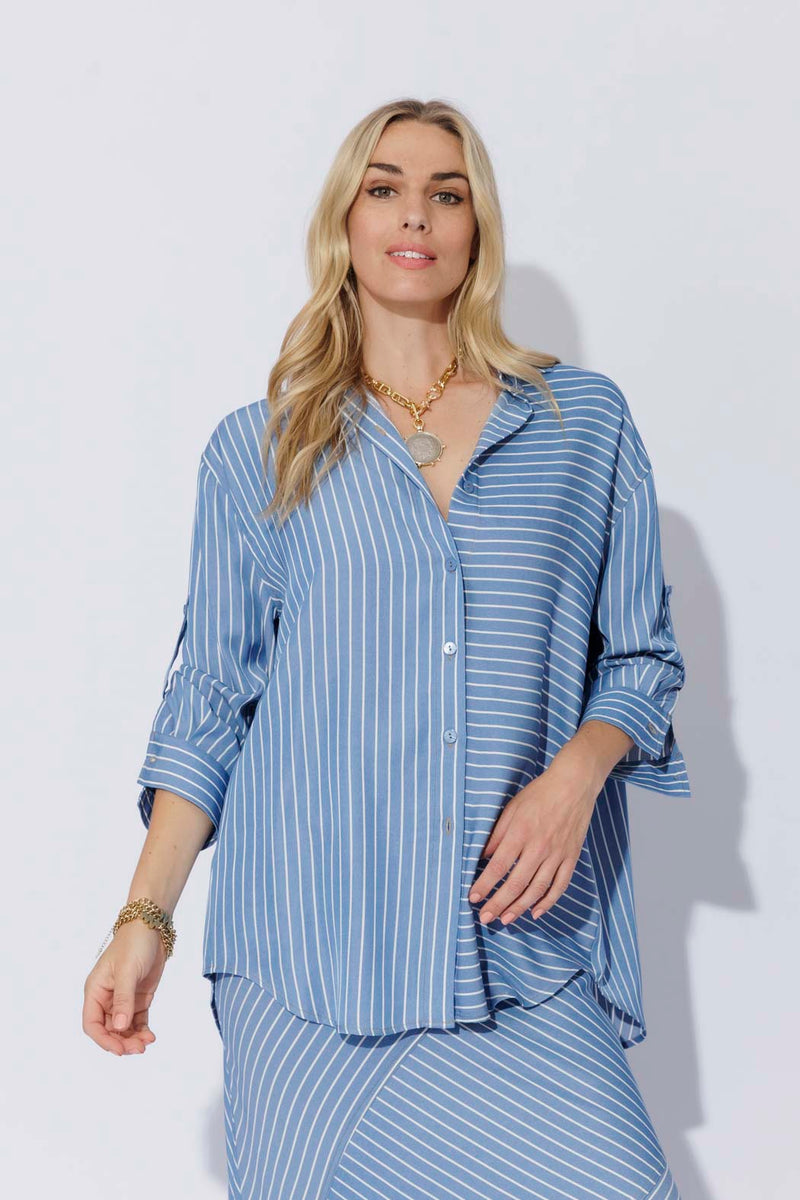 Stripe Soft Denim Shirt