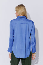 Cobalt Glow Brit Blogger Shirt