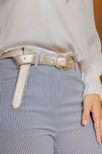 Pewter Classic Belt