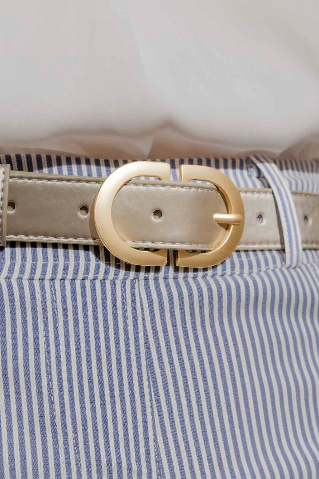 Pewter Classic Belt