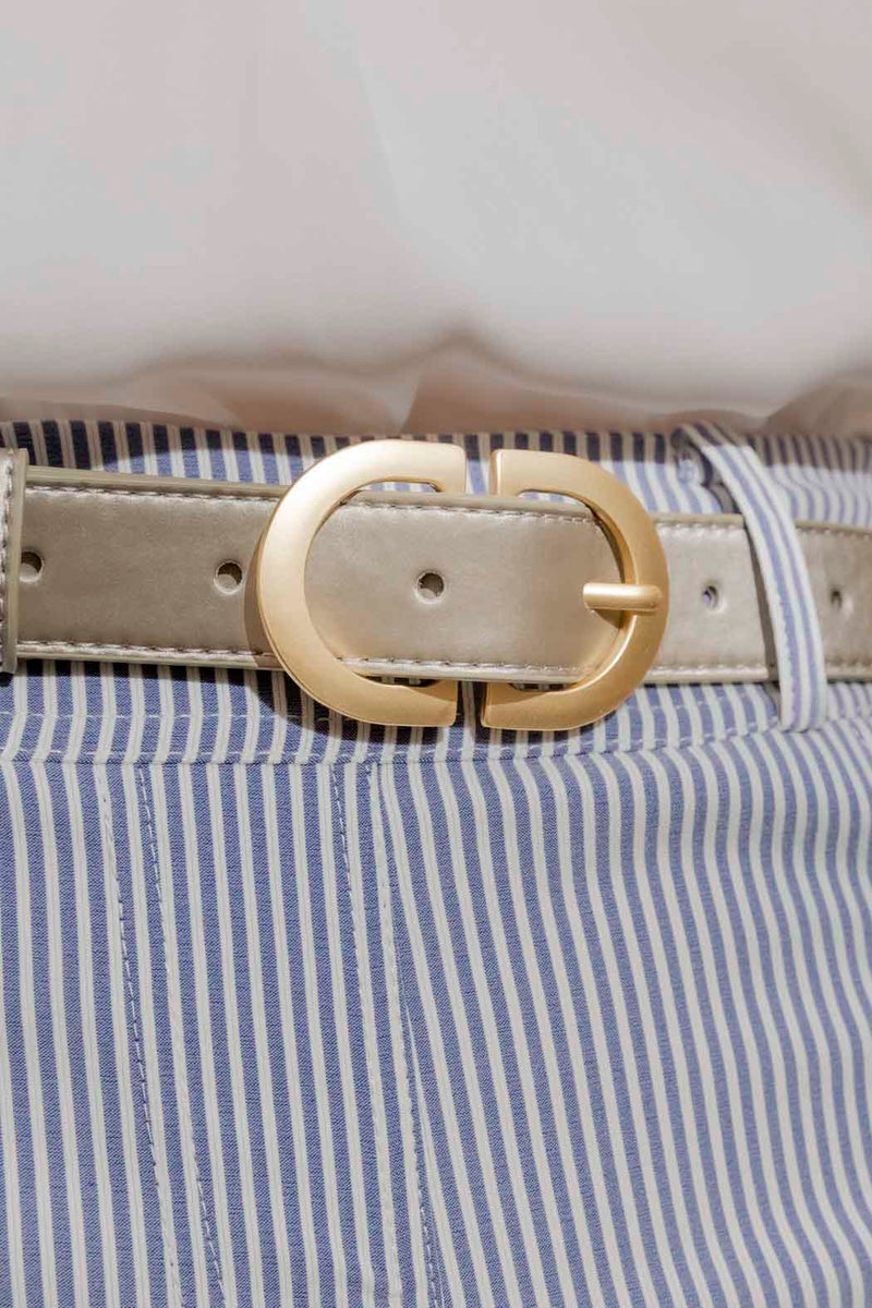 Pewter Classic Belt
