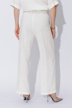 White Washed Linen Pocket Pant