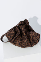 Leopard Vegan Suede Tote Bag