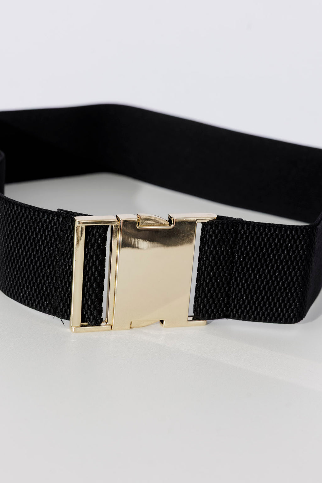 Black Elasticated Belt