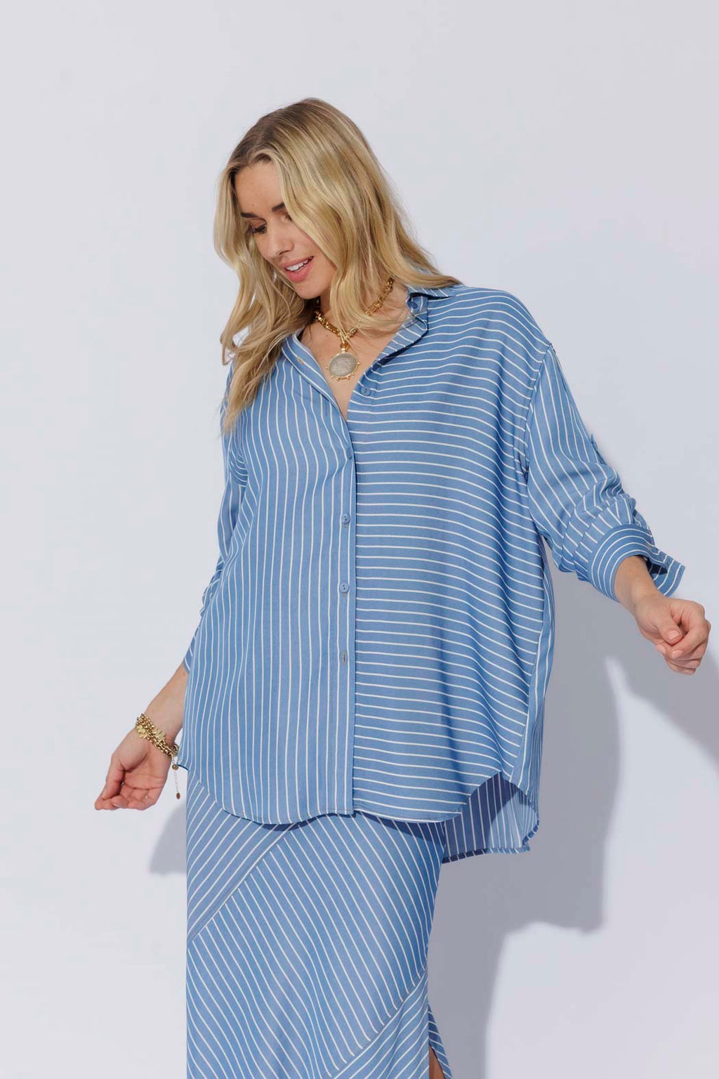 Stripe Soft Denim Shirt