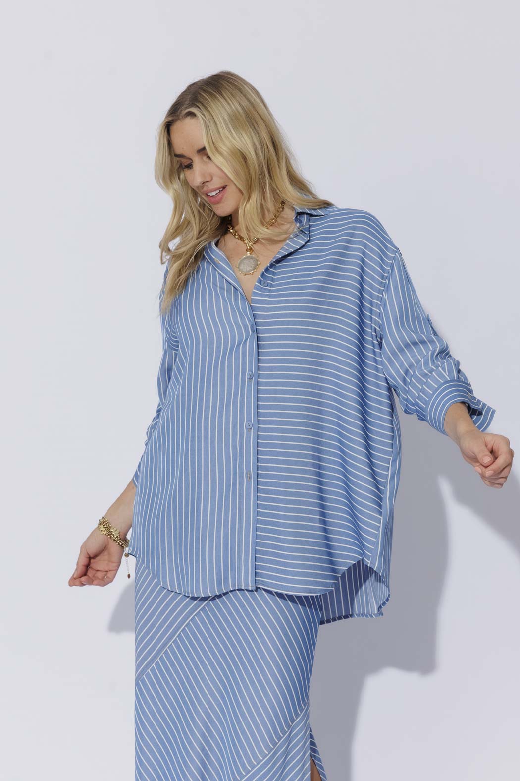 Stripe Soft Denim Shirt