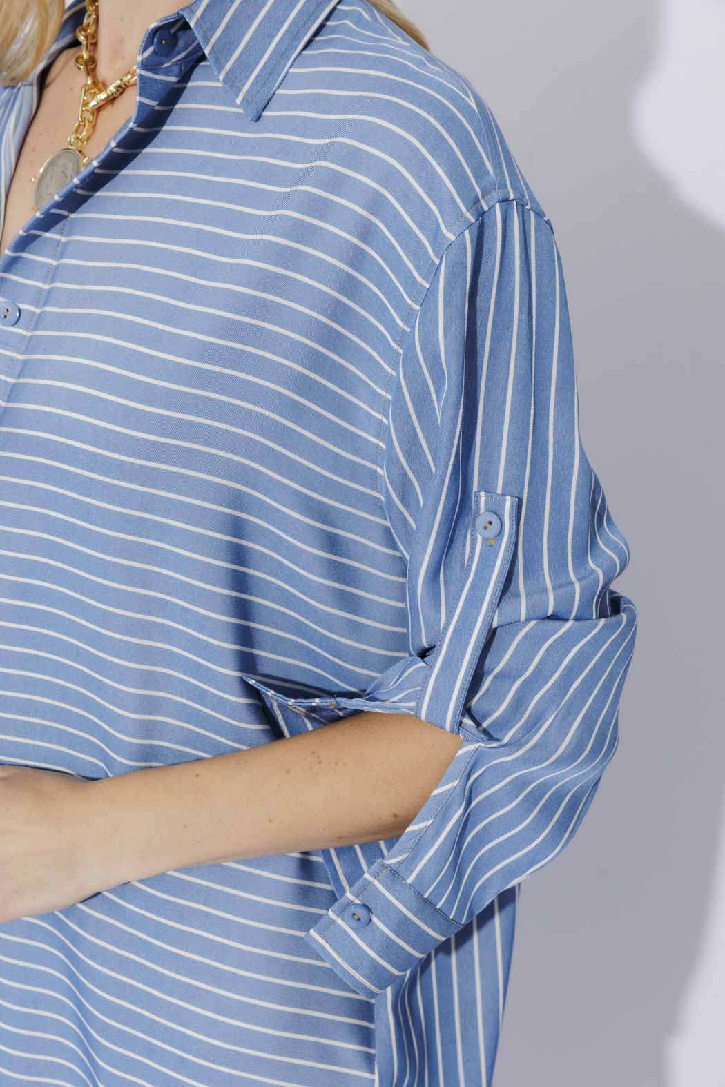 Stripe Soft Denim Shirt