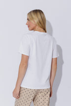White Angel Embroidery T-Shirt
