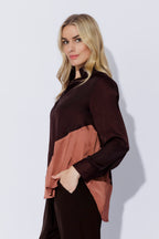Chocolate Spliced Milan Blogger Shirt
