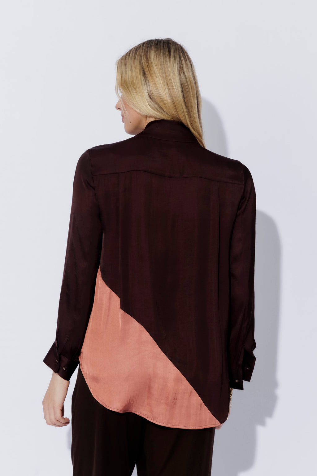 Chocolate Spliced Milan Blogger Shirt