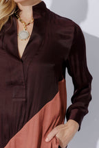 Chocolate Spliced Milan Blogger Shirt