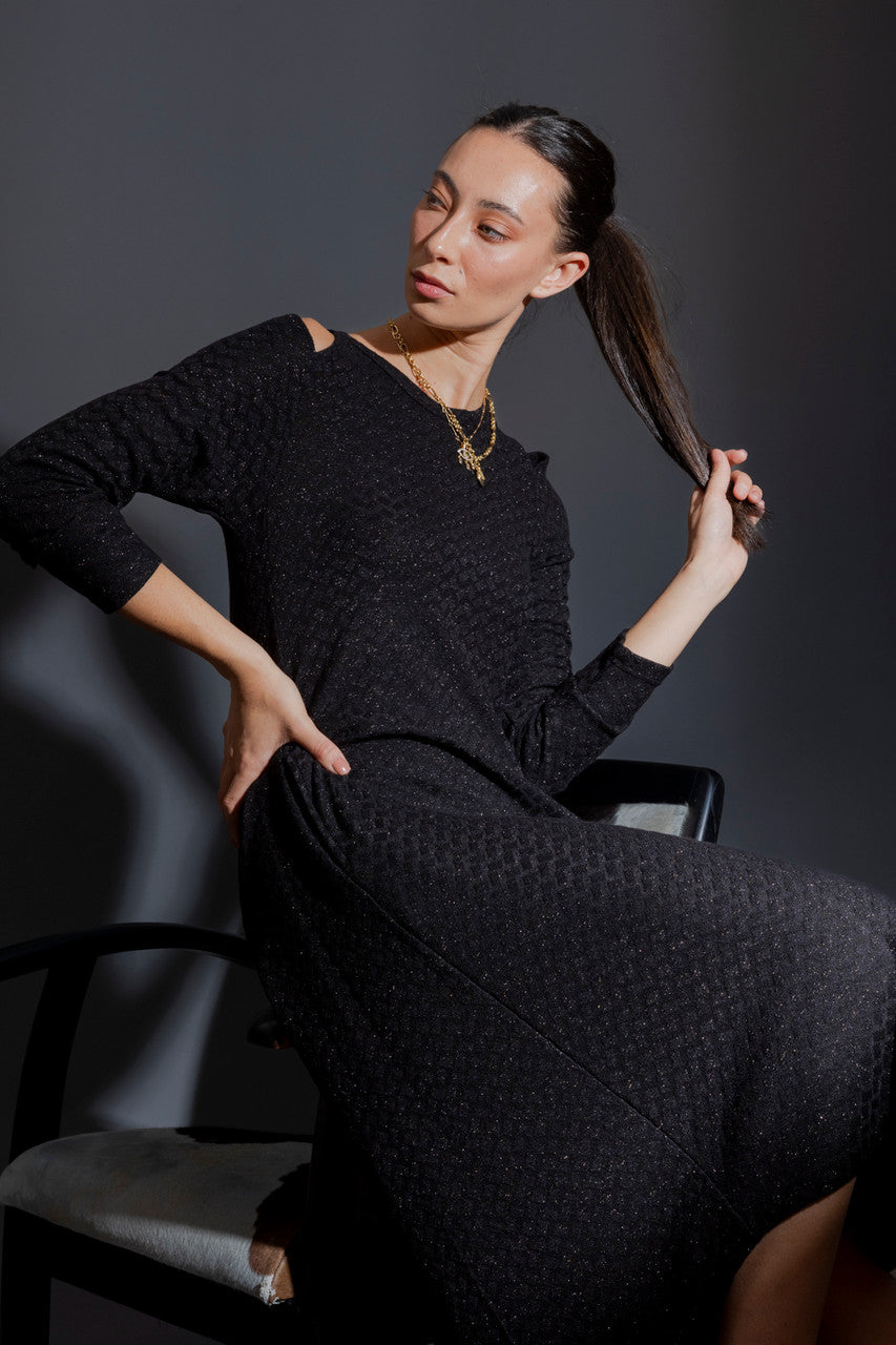 Black Bella Keyhole Dress