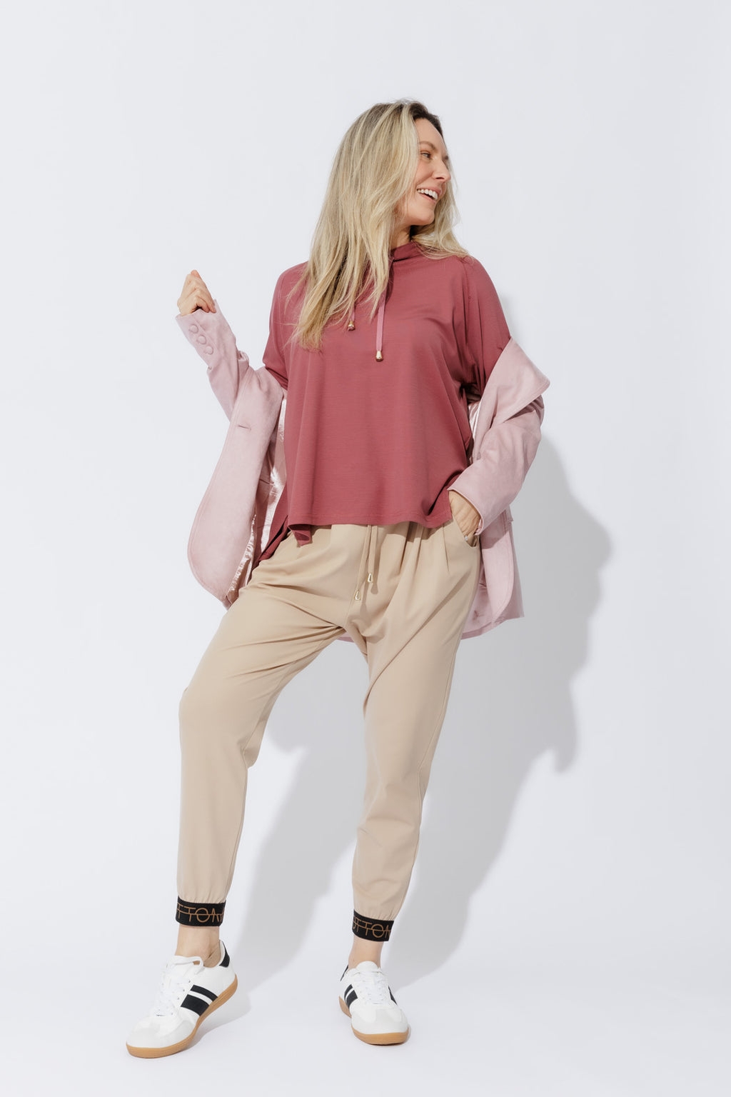 Rose Tencel Hoodie
