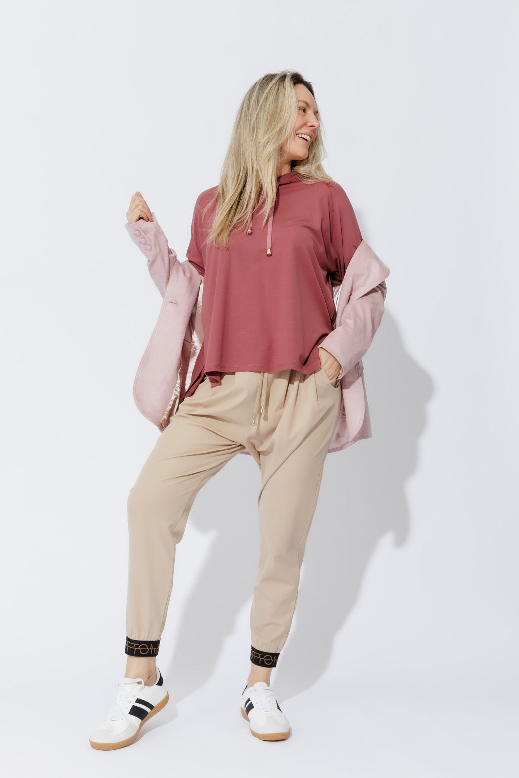 Rose Tencel Hoodie