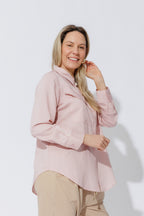 Pink Angle Pocket Shirt
