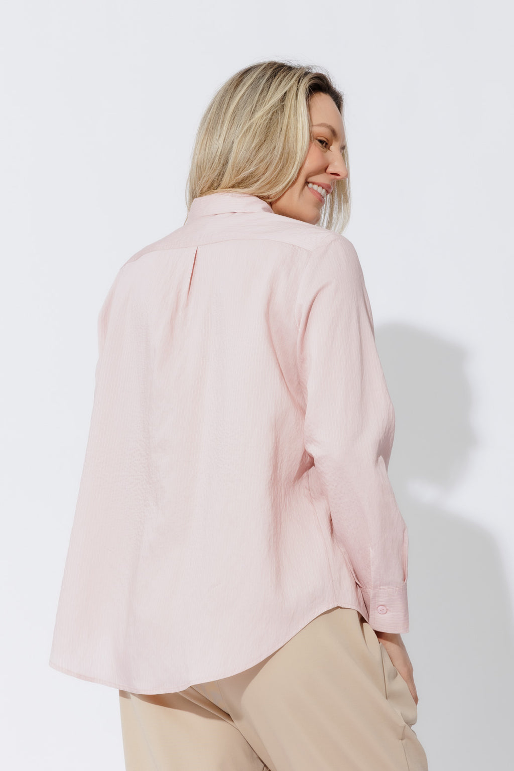 Pink Angle Pocket Shirt