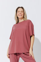 Rose Tencel Stud Tee