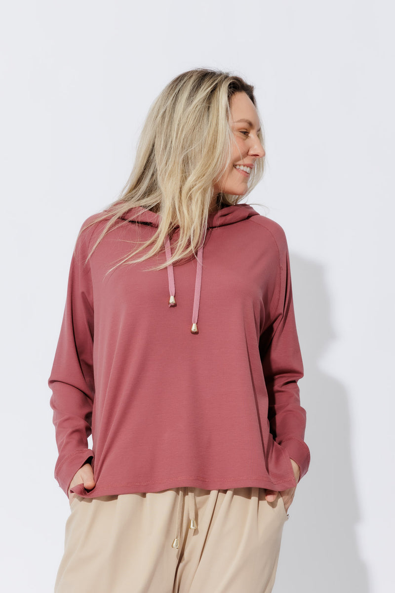Rose Tencel Hoodie