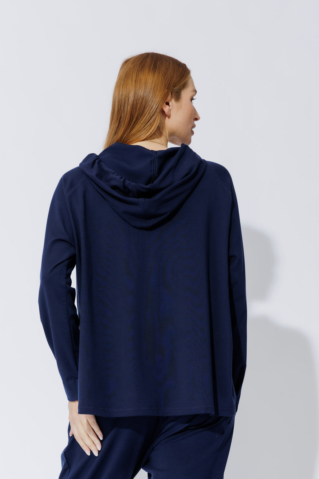 Navy Tencel Hoodie