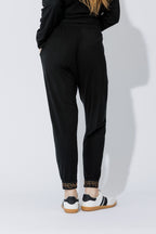 Black Tencel Slouch Pant