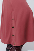 Rose Tencel Stud Skirt