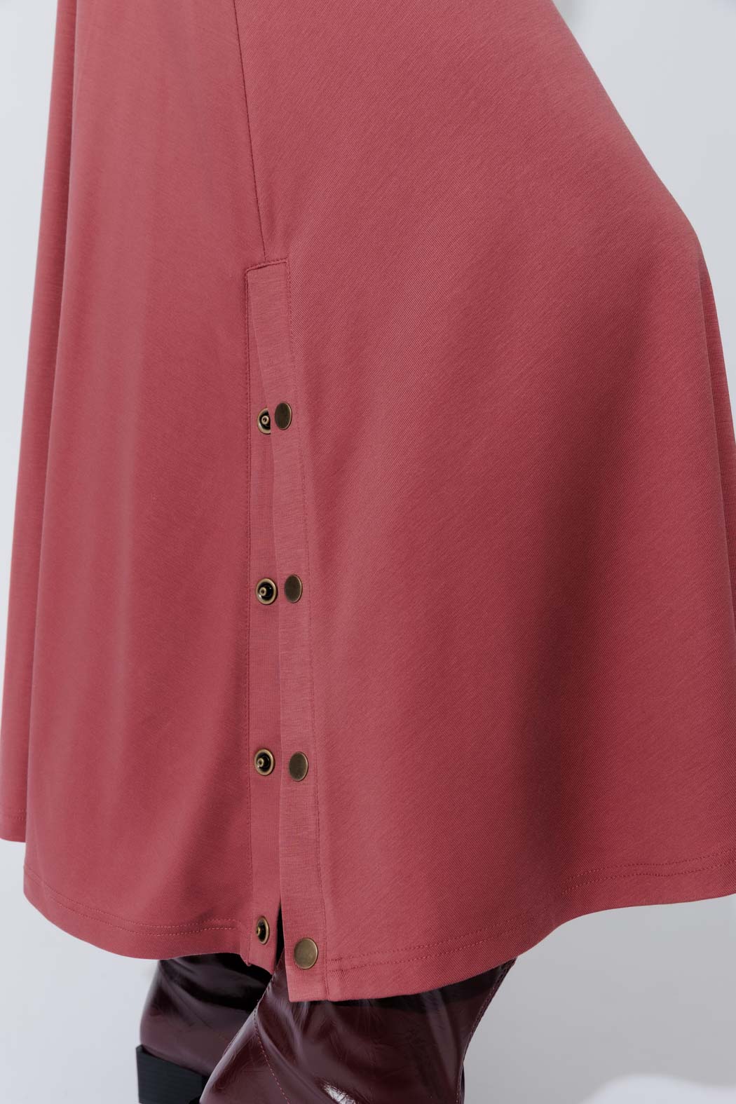 Rose Tencel Stud Skirt