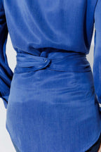 Cobalt Cupro Charlie Shirt