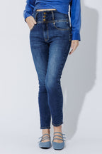 Mid Denim Corset Miracle Jean Mid Denim