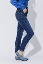 Mid Denim Corset Miracle Jean Mid Denim