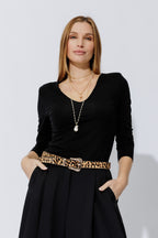 Cheetah Cowboy Hide Belt L/Xl