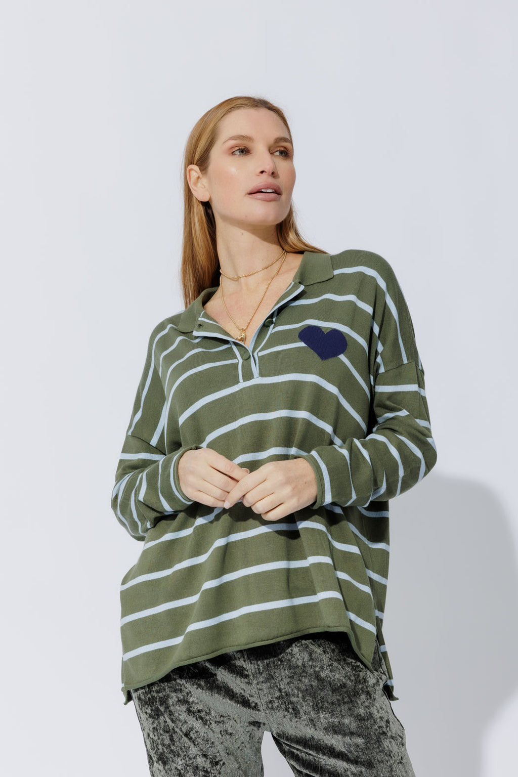 Sage Polo Knit S
