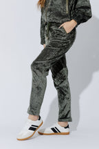 Sage Textured Slouch Pant