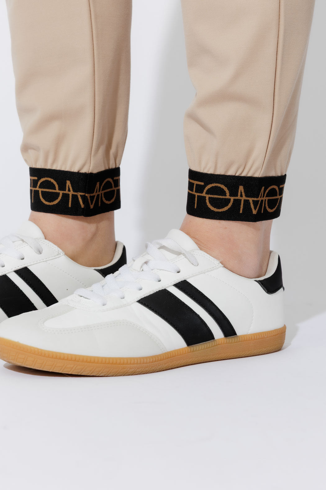 Beige Lux Street Pant