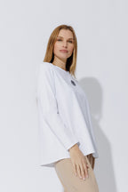 White Embroidered T-Shirt