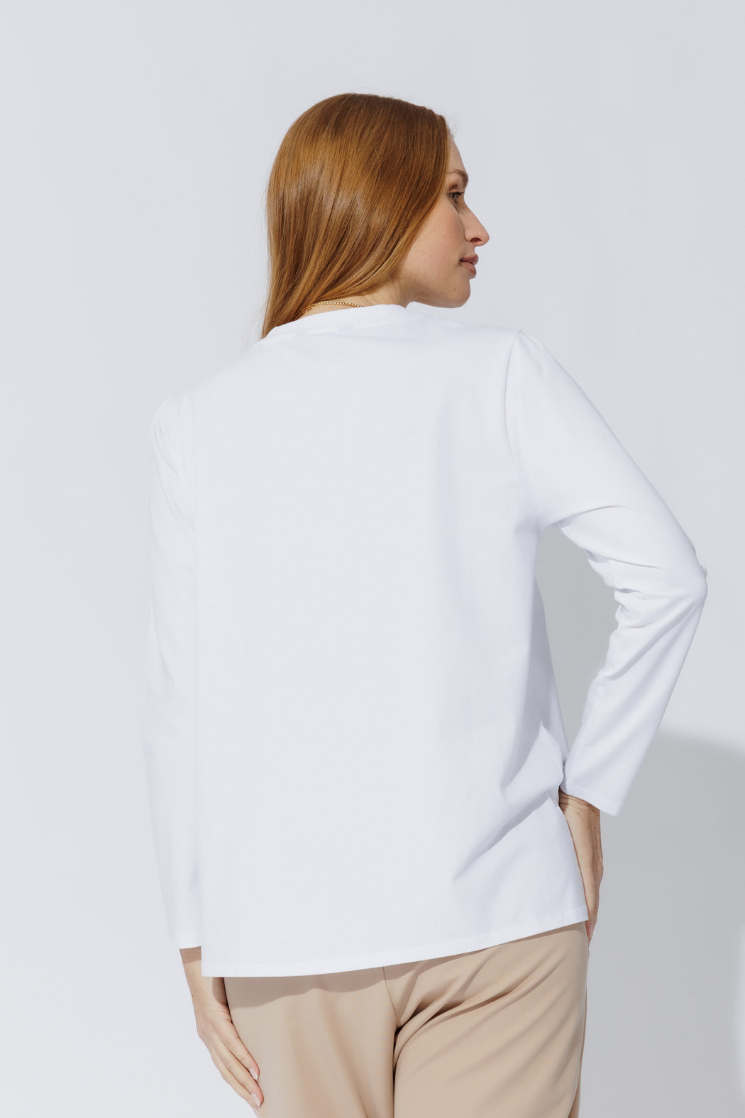 White Embroidered T-Shirt