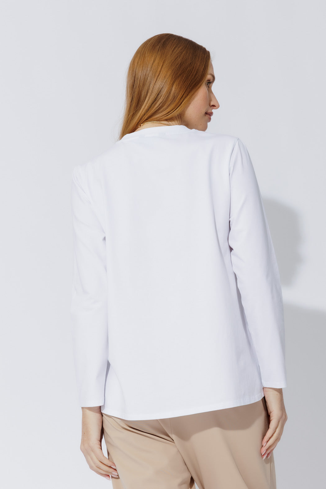 White Embroidered T-Shirt