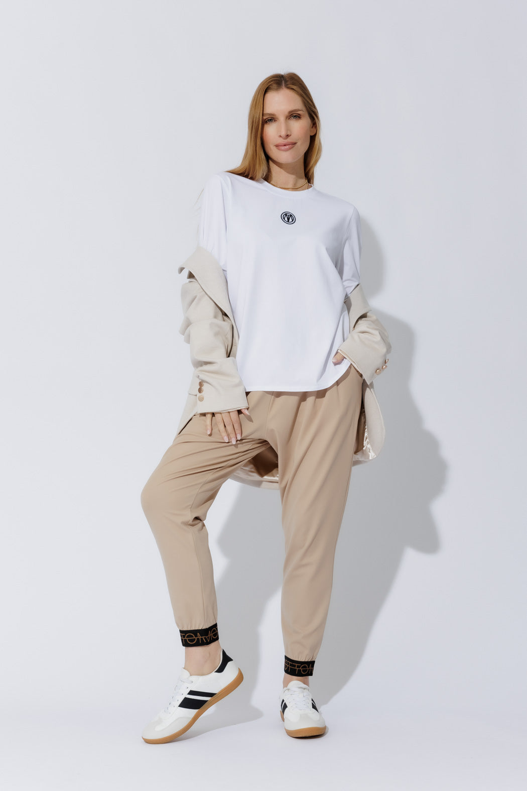 White Embroidered T-Shirt