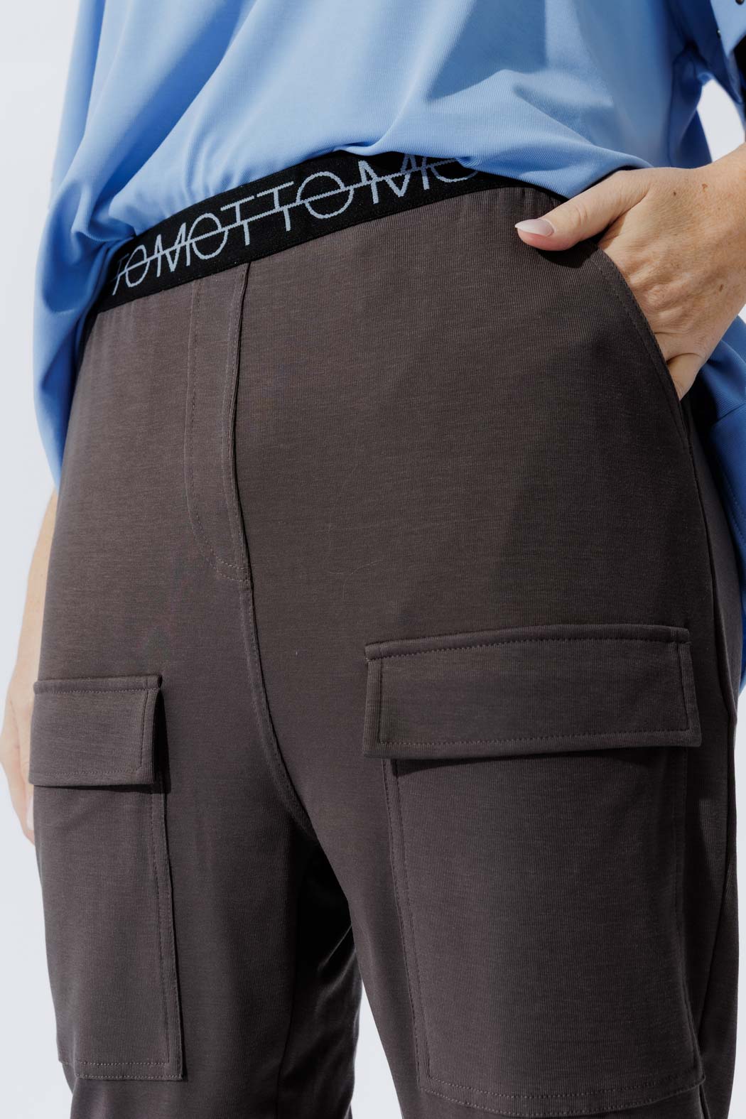 Steel Tencel Cargo Pant