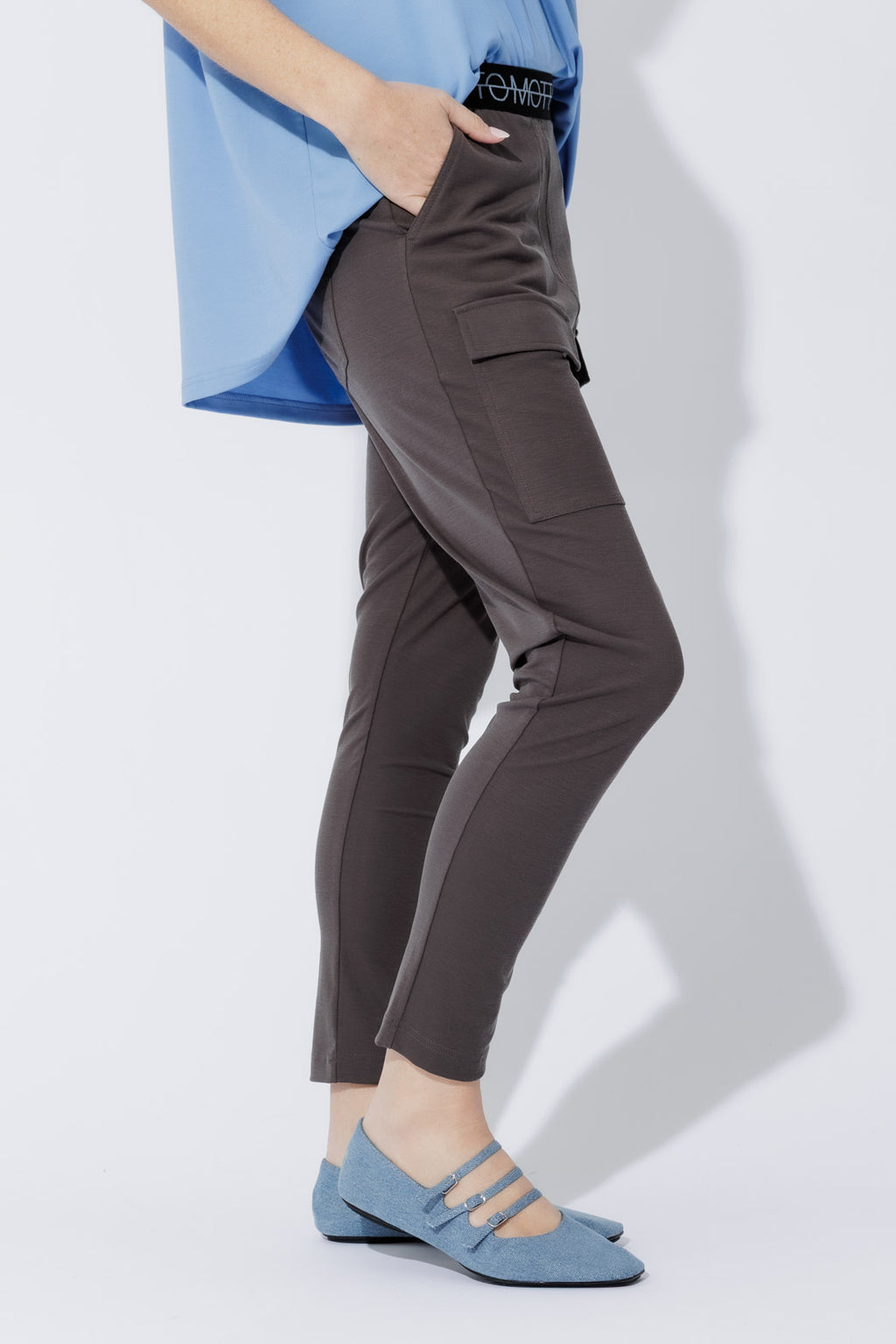 Steel Tencel Cargo Pant