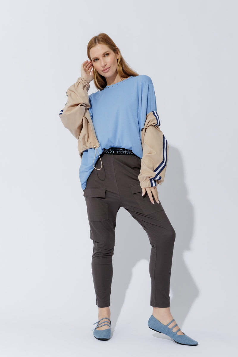 Steel Tencel Cargo Pant