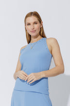 Cornflower Tencel Stud Cami