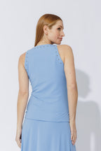 Cornflower Tencel Stud Cami