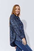 Denim Animal Cargo Shirt