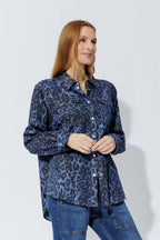 Denim Animal Cargo Shirt