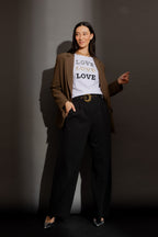 White Love Long Sleeve Tee